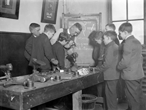Images Dated 10th September 2012: Learning to Mend Shoes