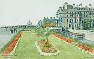 Leas Prints: The Leas, looking west, Folkestone, Kent