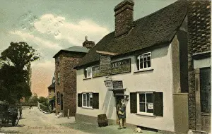 Gravesend Prints: Leather Bottle Inn, Cobham, Kent