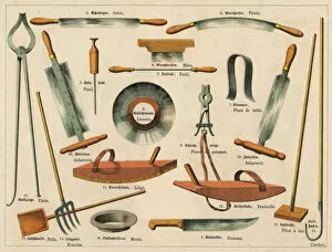 Hook Collection: Leather making and tannery tools