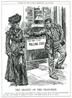 Polling Prints: Leave the votin to us men