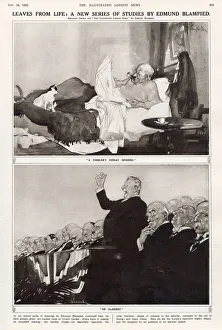 Images Dated 18th June 2021: Leaves from life: a new series of studies by Edmund Blampied