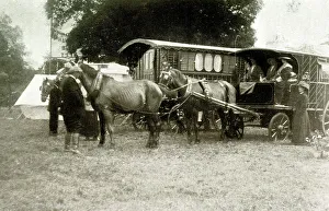 Caravans Prints: Leaving the Caravan Club meet at Stratford on Avon