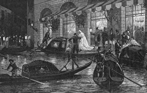 Images Dated 26th July 2012: Leaving LA Fenice, Venice