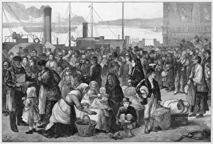 Irish Emigrants Leaving