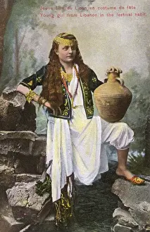 Jerkin Prints: Lebanese girl in Festival Costume