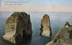 Dove Prints: Lebanon, Beirut - The Doves Cave rocks