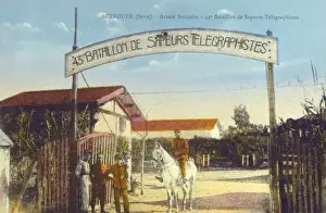 Sappers Prints: Lebanon - Beirut - French Army Barracks