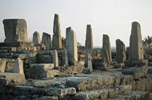 Obelisk Prints: Lebanon. Byblos. Temple of the Obelisks. Around 1600 B. C