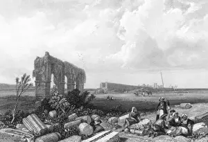 C1835 Prints: Lebanon / Tyre Ruins C1835