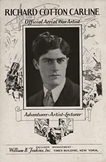 Adventurer Gallery: Lecture tour leaflet, Richard Cotton Carline