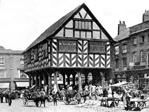 Images Dated 20th September 2018: Ledbury Market Place early 1900s