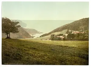 Lynton Prints: Lee Abbey, Lynton and Lynmouth, England
