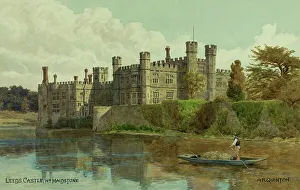 Maidstone Prints: Leeds Castle, near Maidstone, Kent