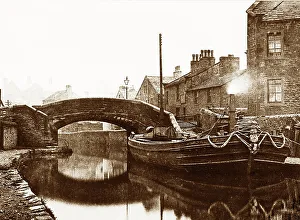 Leeds and Liverpool Canal Skipton Victorian period