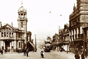 Leeds Prints: Leeds Road, Nelson, early 1900s