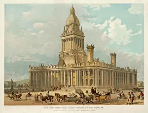 Carriages Collection: Leeds / Town Hall 1858