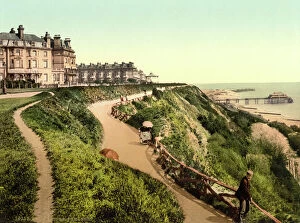 Images Dated 3rd May 2012: The Lees i.e. Leas, Folkestone, England
