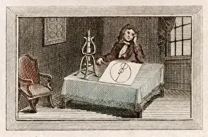 Leeuwenhoek at Desk