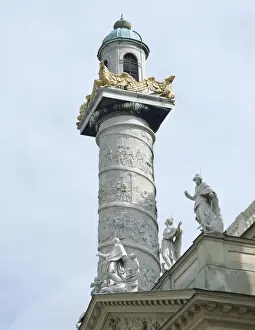 Spiral Prints: Left column with reliefs depicting scenes from the life of S