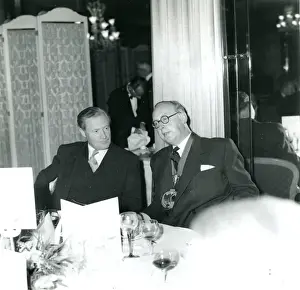 Sandys Prints: From left: Duncan Sandys, Minister of Aviation, and Pete?