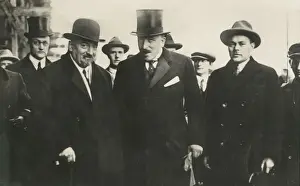 Bowler Prints: (from left) Eduard Willy Kurt Herbert von Dirksen (1882-1955