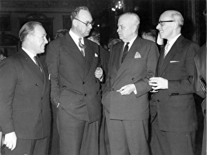 50th Gallery: From left: John W R Taylor Peter Masefield Leonard Bridge