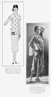 Frocks Collection: Top left a jumper suit by Gordon Conway and bottom