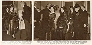 Greet Prints: (left) Queen Elizabeth