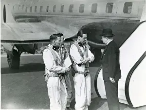 Sydney Prints: From left: Test pilots Joseph Harold ?Jimmy? Orrell and?