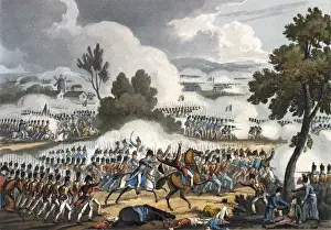 Jenkins Prints: The Left Wing of the British Army in action, at Waterloo