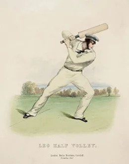 Cricket Collection: Leg Half Volley