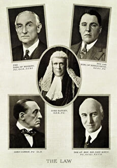 Leaders Collection: Legal leaders during the reign of King George V