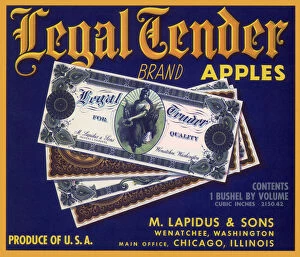 Tender Collection: Legal Tender Label