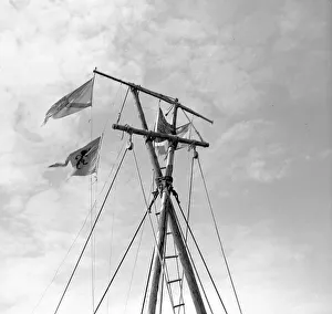 L'egare II - North Atlantic expedition raft, at Falmouth