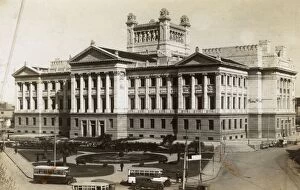 Imposing Gallery: Legislative Palace, Montevideo, Uruguay, South America