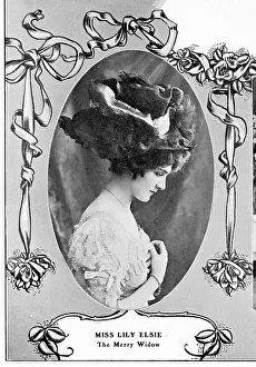 Lehar Prints: Lehar Widow Elsie Photo Music Opera Die Lustige