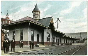 Railroad Gallery: Lehigh Valley Railroad Station, Shenandoah, PA, USA