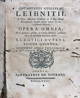LEIBNIZ, Gottfried Wilhelm (1646-1716)