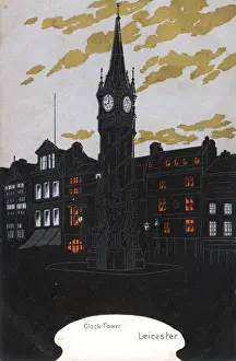 Leicester Prints: Leicester - The Clock Tower
