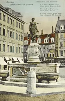 Milk Maid Prints: Leipzig - Rider in the Volkerschlachtdenkmal