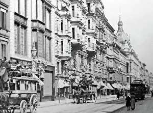 Leipzig Prints: Leipzig Strasse, Berlin, Germany, Victorian period