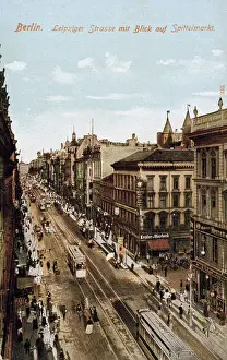 Leipzigerstrasse and Spittelmarkt, Berlin, Germany