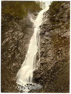 Leiterfall (i. e. Leiter-Tal), Carinthia, Austro-Hungary