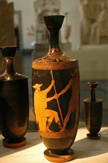 Images Dated 10th August 2006: Lekythos. Red figures. Greece