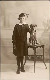 Lena Prints: Lena and Dog 1923