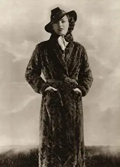 Mink Prints: Full length mink coat 1935