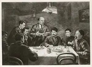 Uprising Prints: LENIN AT PETROGRAD 1917