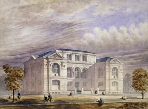 New York Gallery: Lenox Library, New York City. Perspective rendering