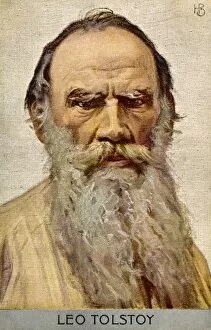 Images Dated 29th January 2018: Leo Tolstoy, Russian novelist